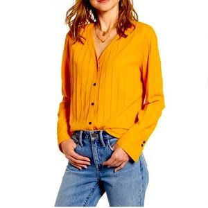 Treasure & Bond Button Front Top